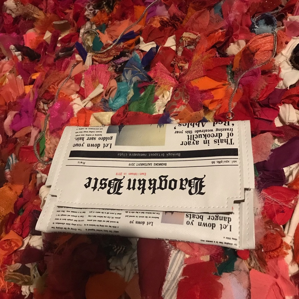 New Design Newspaper Clutch